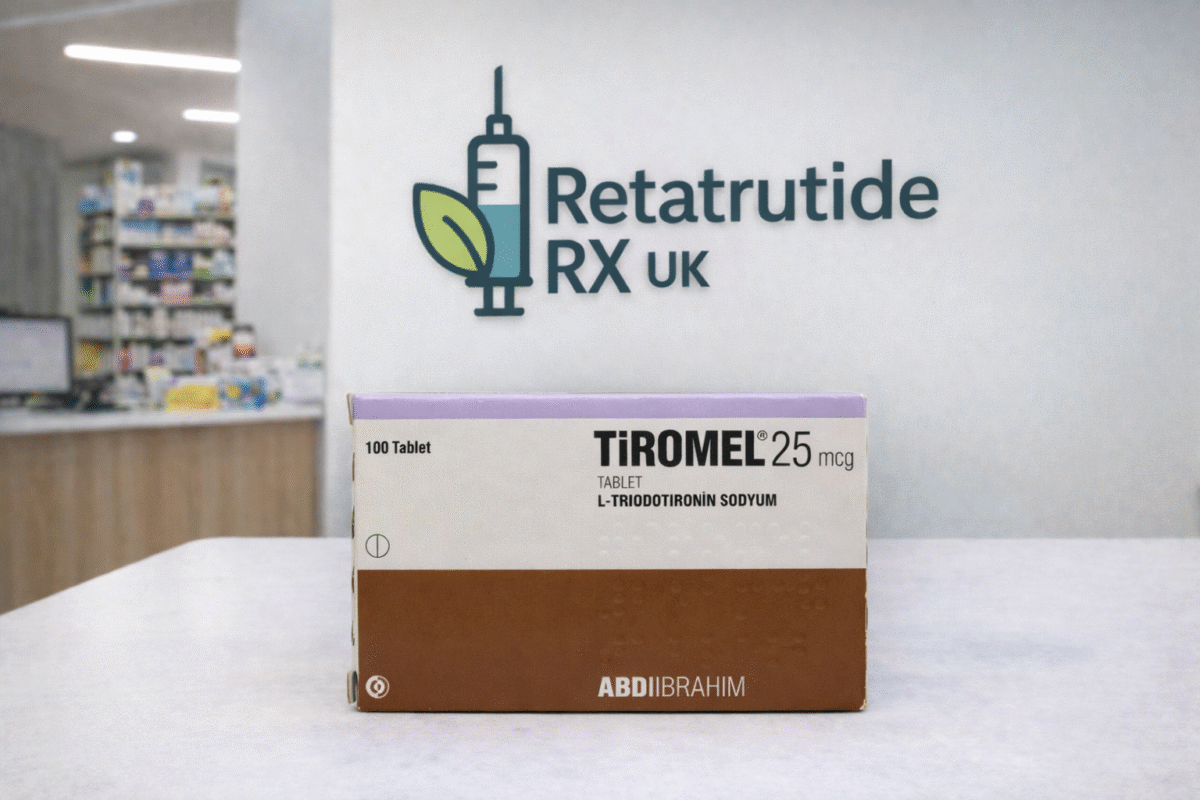 2 x Tiromel T3 (Liothyronine Sodium) – 25mcg x (100 Tablets)